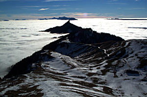 Vue du sommet du Charmant Som